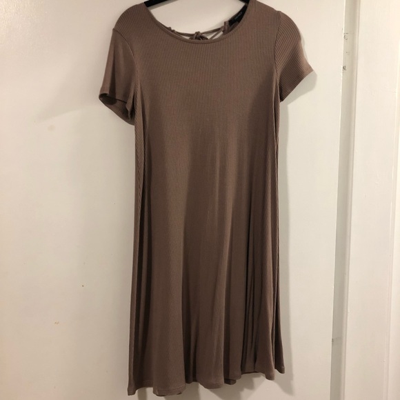 Forever 21 brown T-shirt dress - Picture 1 of 3